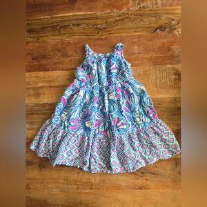 Lilly Pulitzer Blue and Pink Baby Dress
